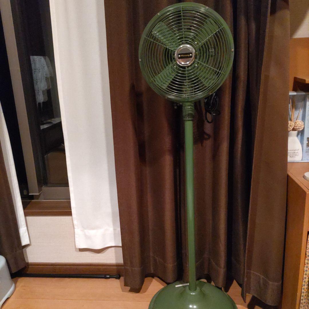 値下げ　マーキュリー　Mercury　扇風機　緑　稼働確認済み　小型