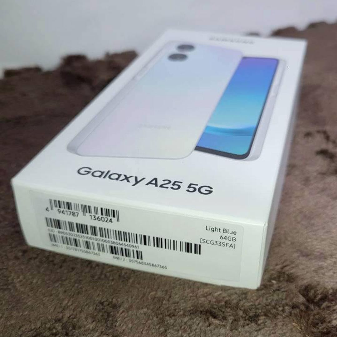 【ほぼ新品未使用】Samsung Galaxy A25 5G 本体 ライトブルー