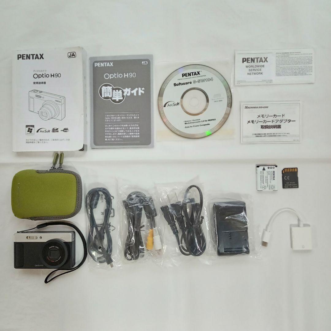 美品【ペンタックス オプティオ H90】液晶漏れなし
