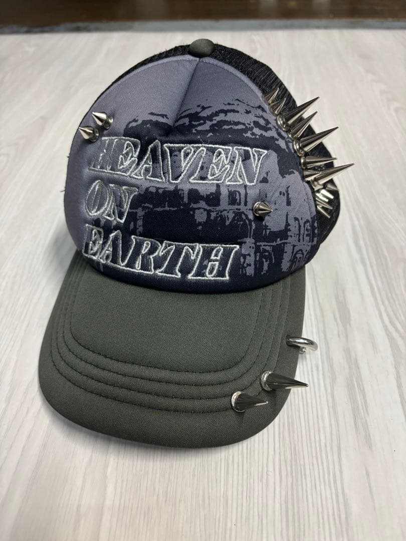 スタッズ　メッシュキャップ　EREHWON punkandyo supreme