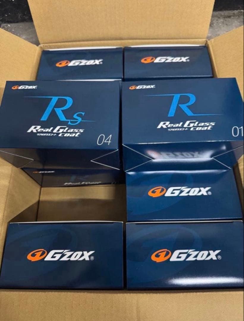 G'ZOX Real Glass Coat R×5個　RS×5個