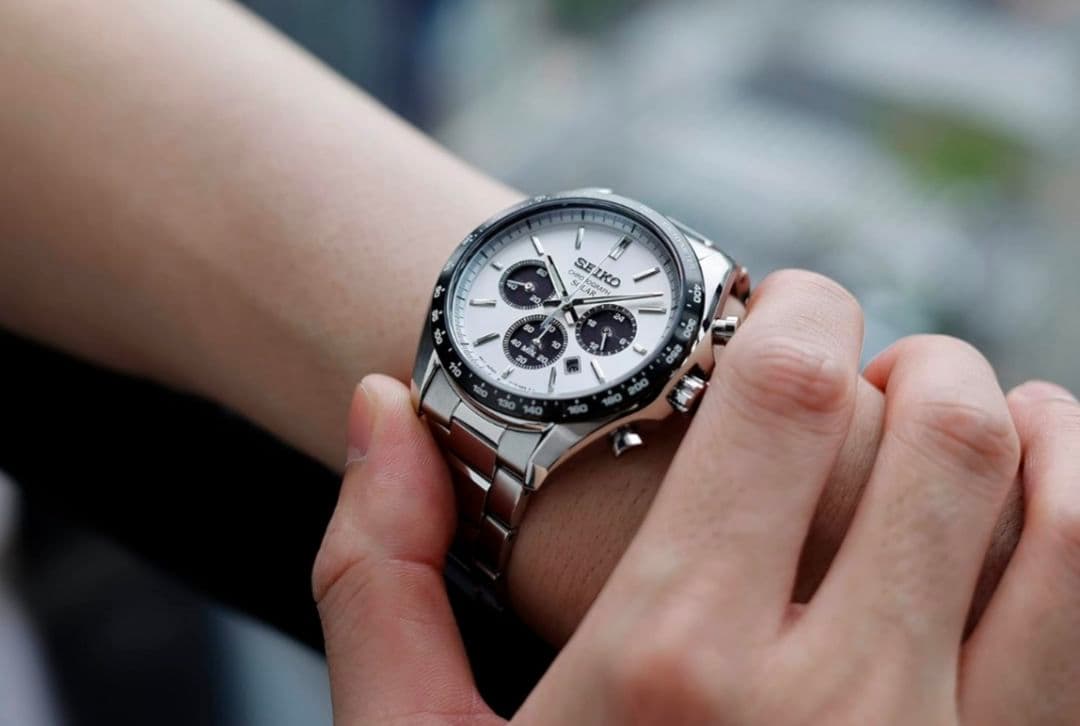 セイコー クロノグラフ SBPY165 ソーラー V175