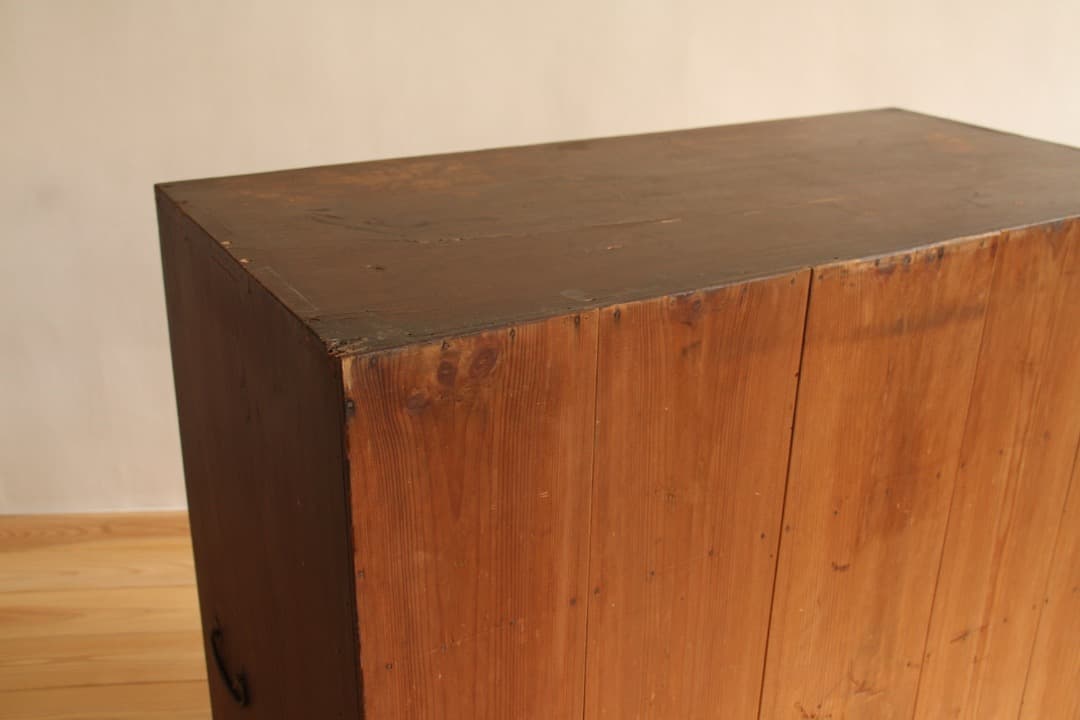 棚　木製　4段　本棚　収納棚　食器棚　ディスプレイ棚　ビンテージ　アンティーク