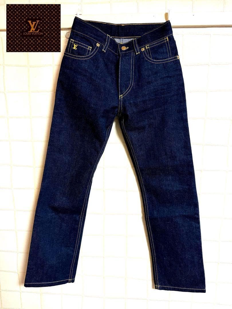 LOUIS VUITTON ルイヴィトン デニムパンツ レディース 8号