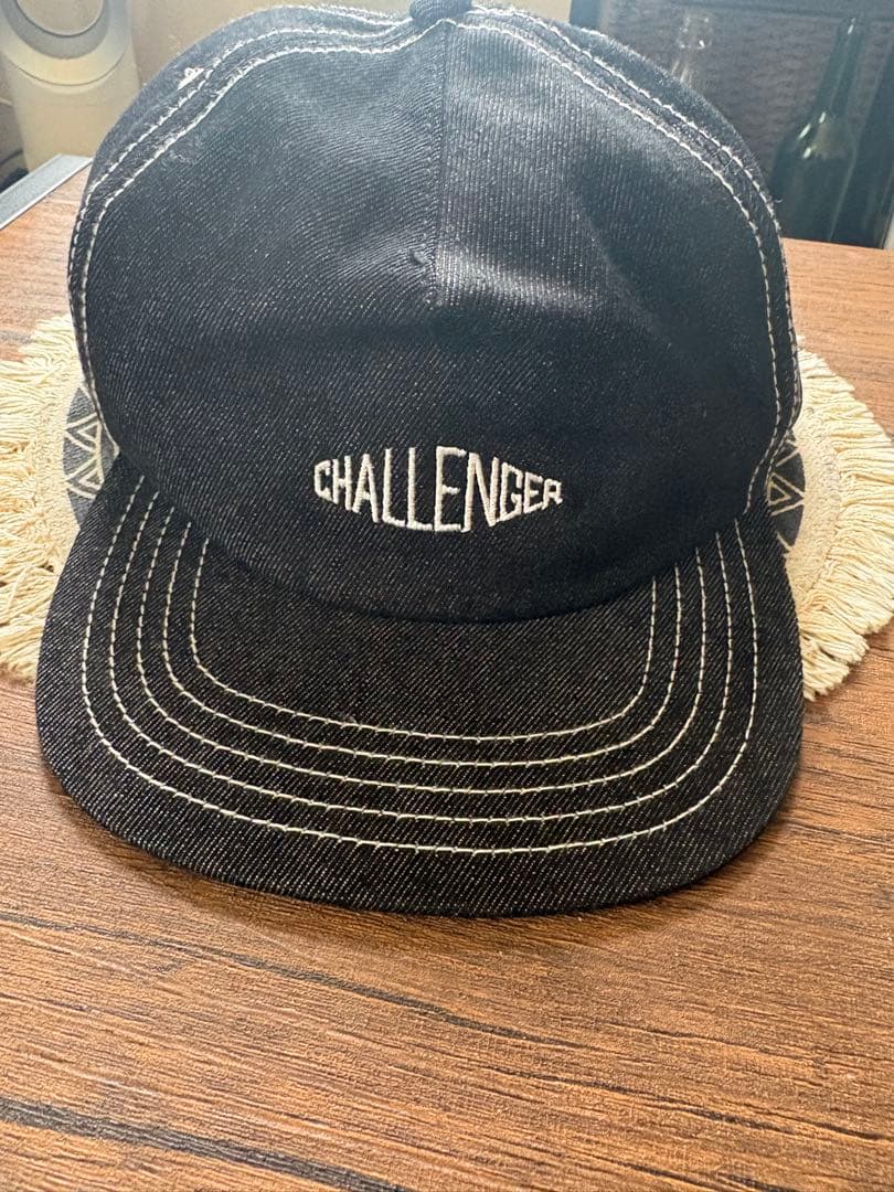 CHALLENGER デニムキャップ ブラック チャレンジャー