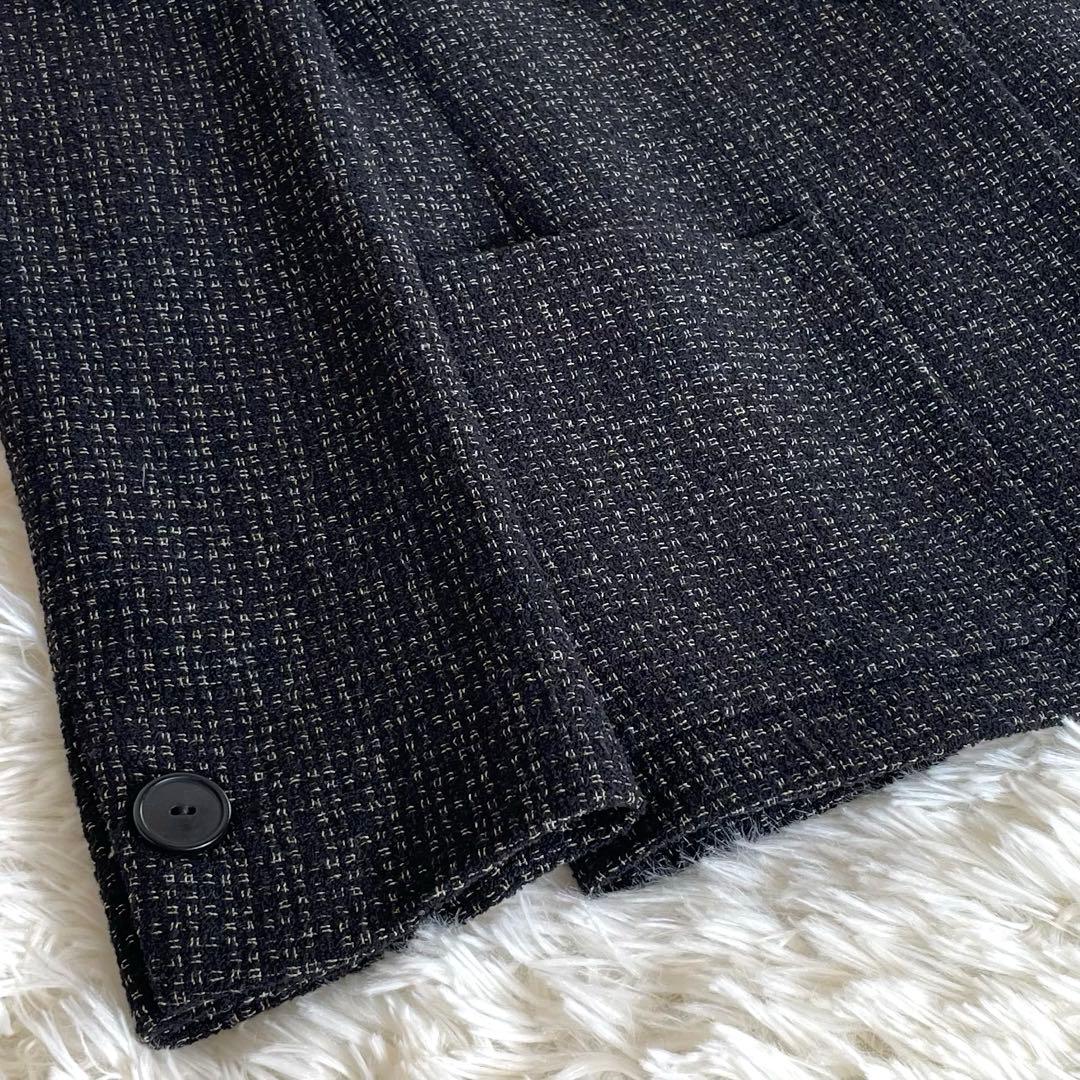 美品☆マックスマーラ　高級　銀タグ　ツイード　セットアップ　パンツスーツ　L