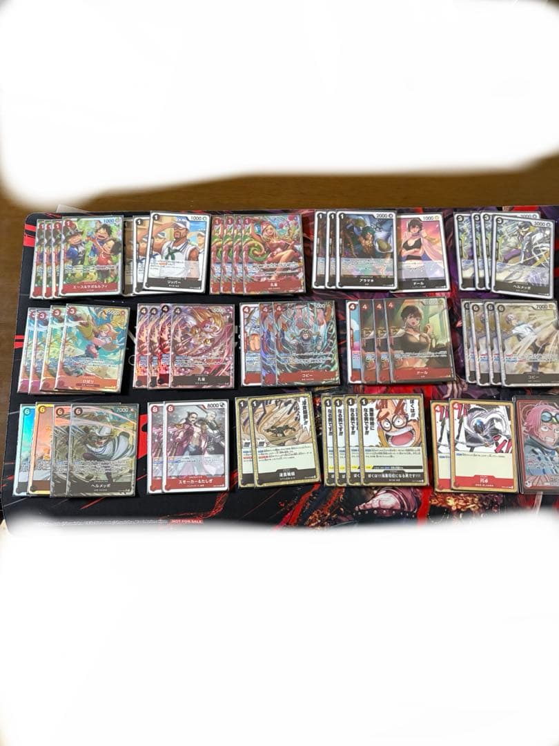 赤黒コビーデッキ　ワンピースカード　フルパラ　孔雀　ひばり　パラレル　リーダー