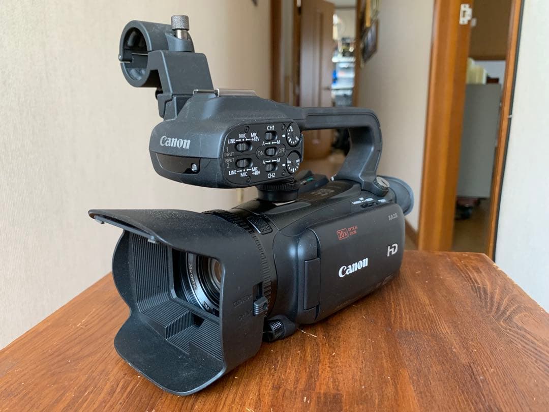CANON XA35 動作品 ハンドルユニットHDU-1付