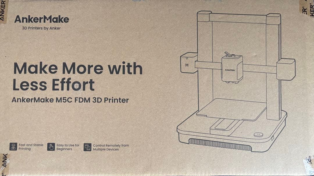 AnkerMake M5C FDM 3Dプリンター　別売フィラメント込み