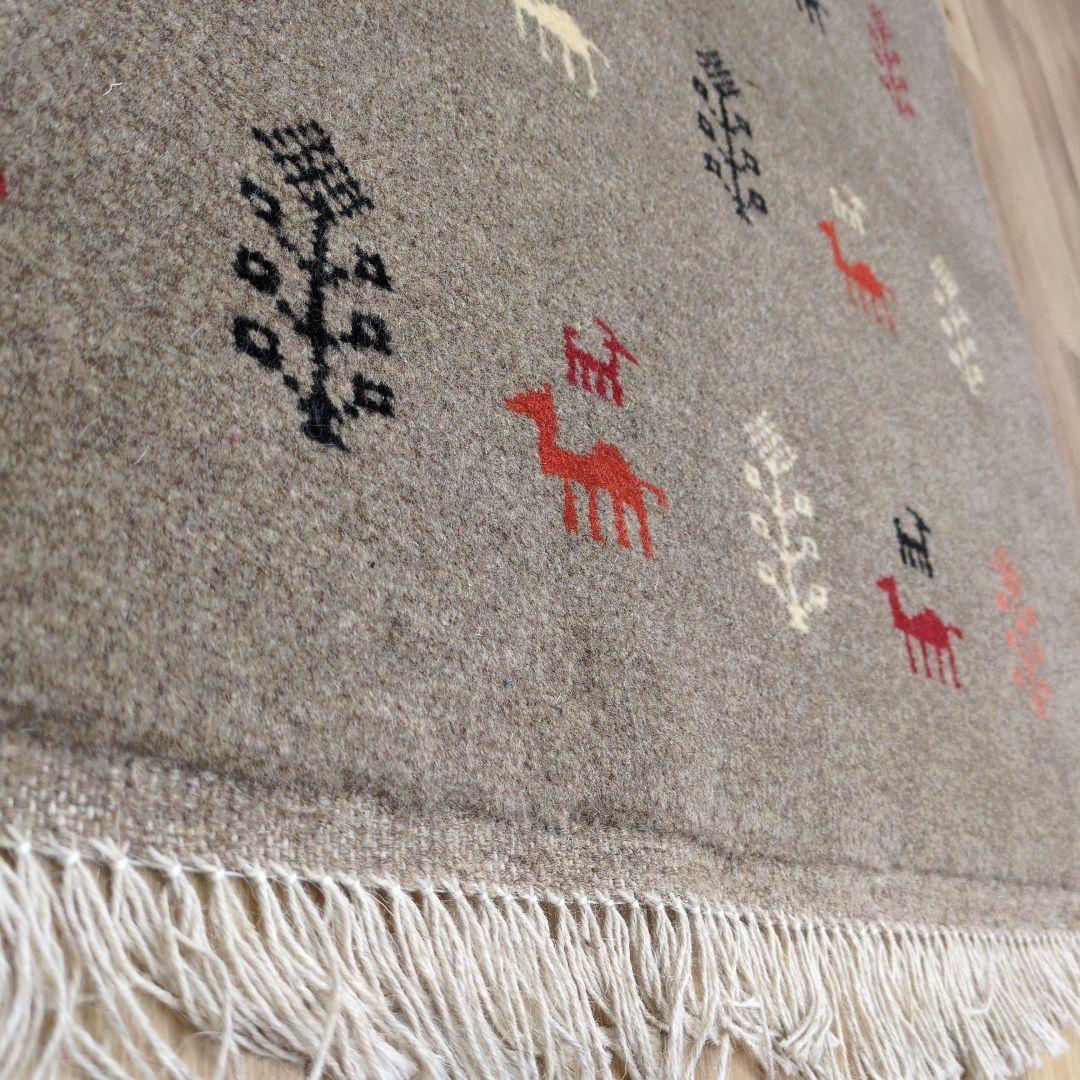 Winter SALE ペルシャ絨毯　ギャッベ　新品 147x105cm