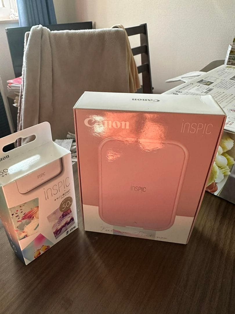 Canon inSPIC ピンク 本体 + ZINK用紙 50枚