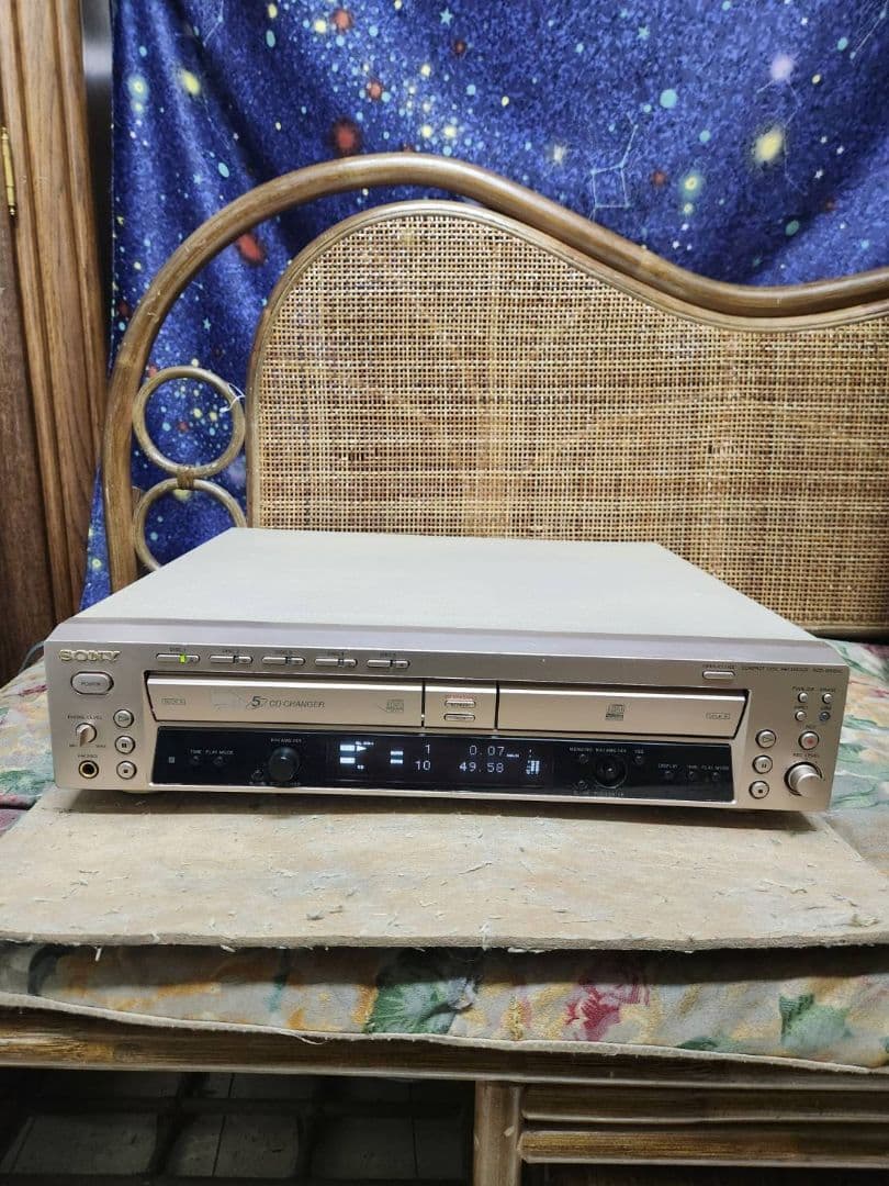 必見！5連CDチェンジャー&ダビング録音可ソニーCDレコーダーRCD-W500C