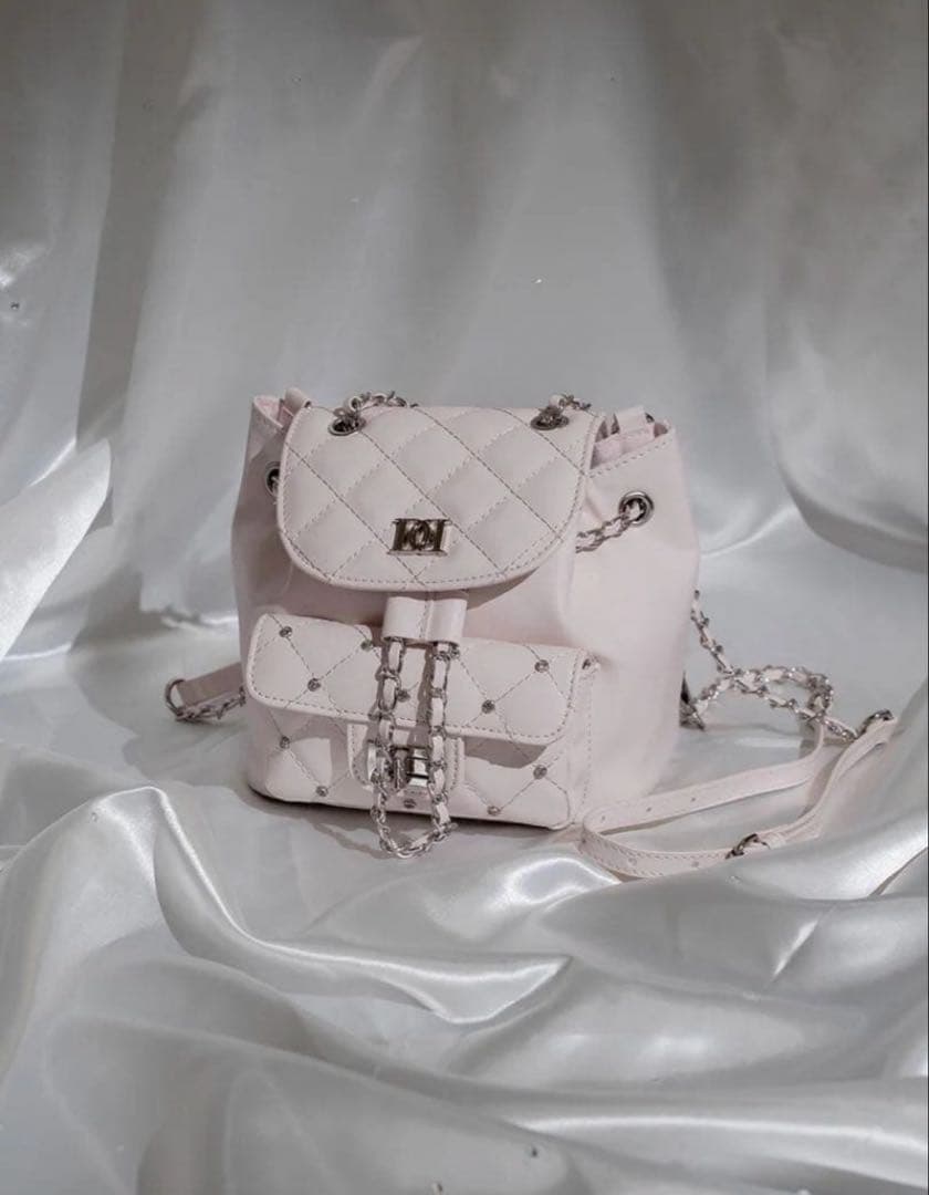 ♥️新品未使用 Darich キルティングビジューミニリュック　PNK♥️