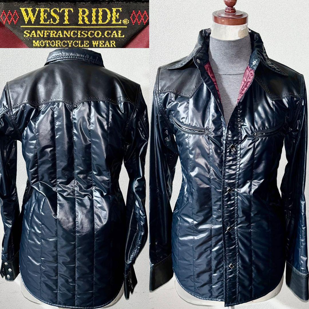 未使用 WESTRIDE 5万円程 レザー 革 シャツ ジャケット 新品 保管