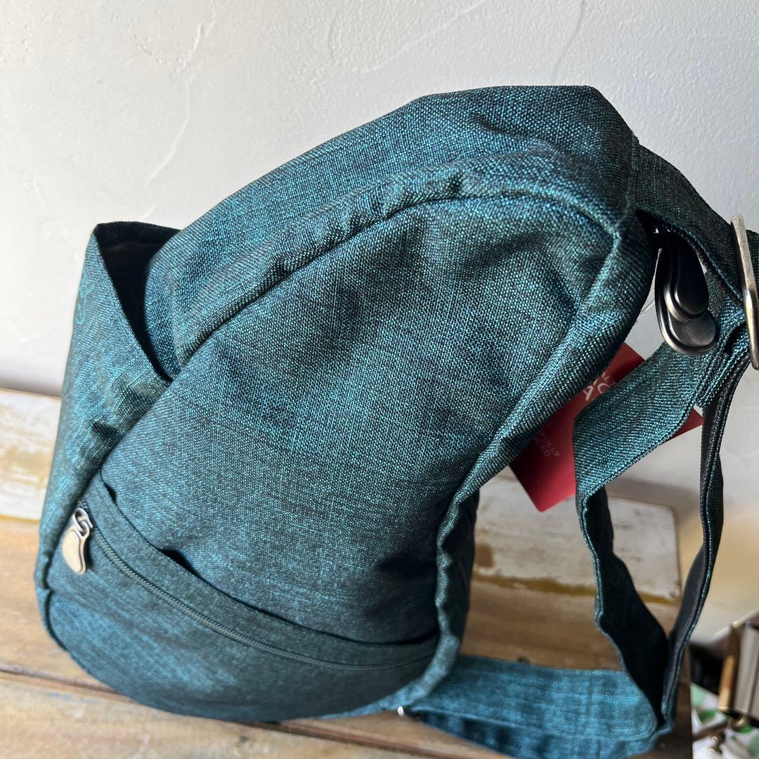 Healthy Back Bag メタリック　ツイル　ティール　S 青緑　鴨