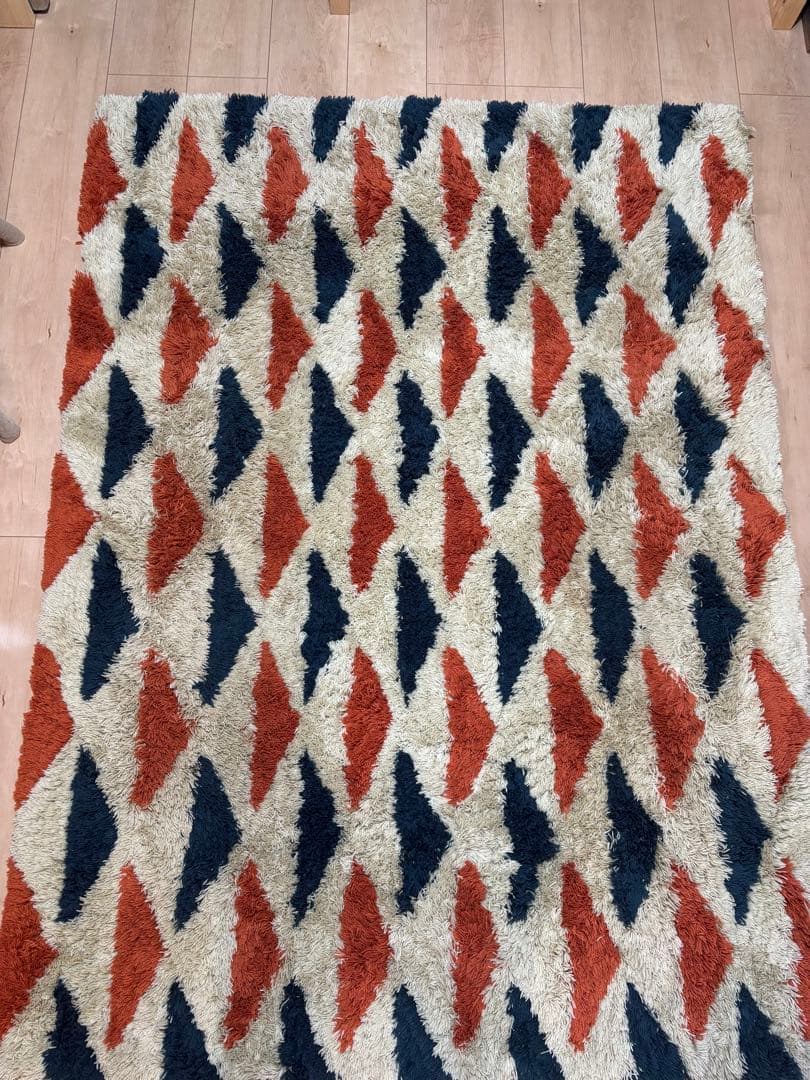 ダイヤモンドパターンラグ