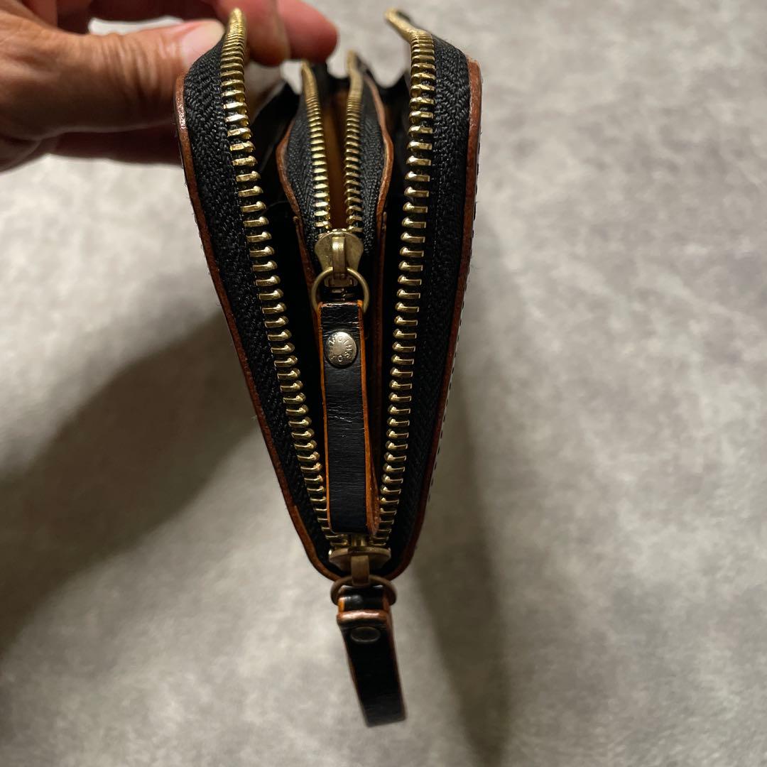 美品✨ PORTER FILM 長財布 レザー L字ジップ ブラック