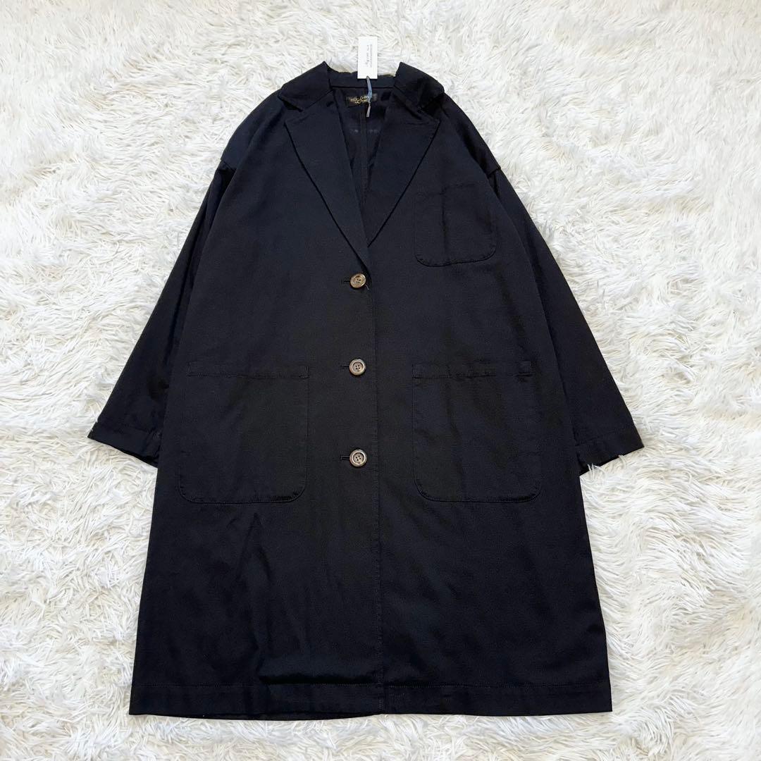 ✨未使用タグ付き✨ HUG Ō WäR コットンツイルショップコート ブラック