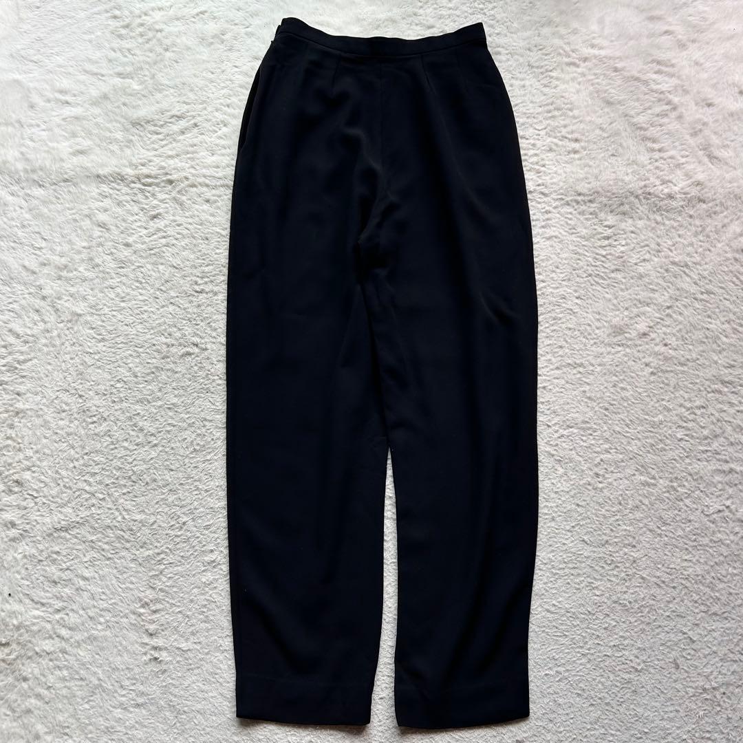 【美品】ジョルジオアルマーニ パンツセットアップ ウール 黒 40 イタリア製