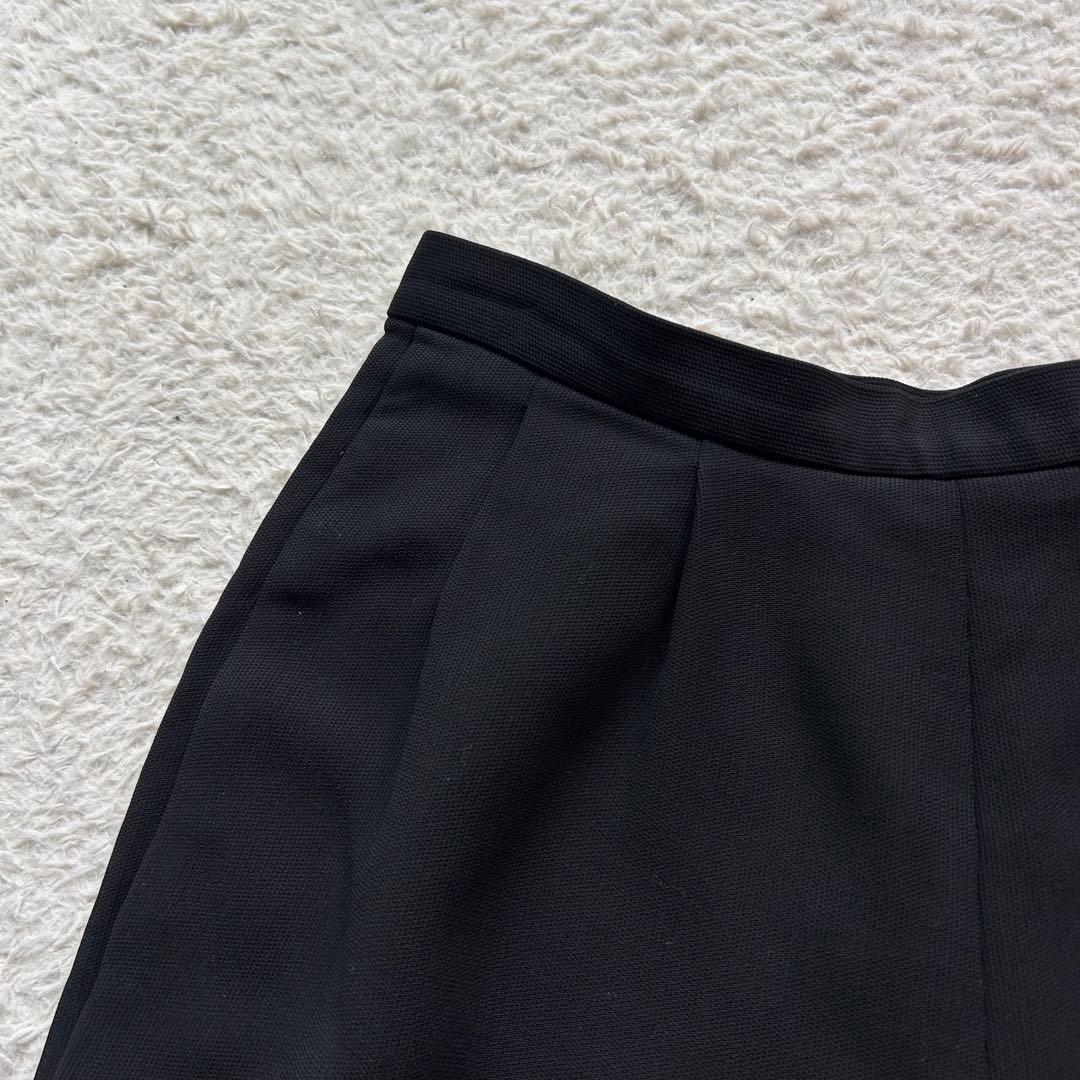 【美品】ジョルジオアルマーニ パンツセットアップ ウール 黒 40 イタリア製