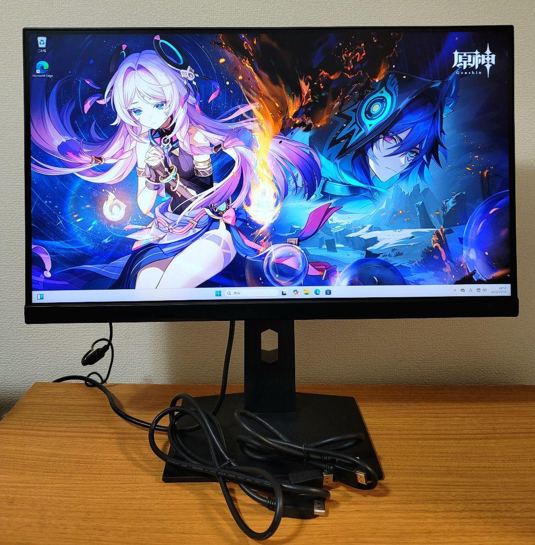 gg　MSI 24.5インチ 240Hz ゲーミングモニター　Type C