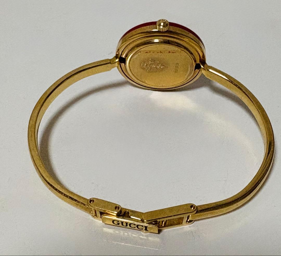 GUCCI チェンジベゼル バングルウォッチ アナログ腕時計・稼働品