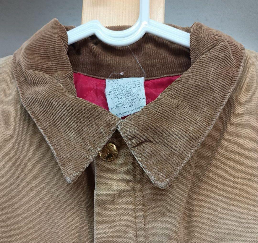 80'sUSAビンテージカーハート中綿ダック地オールインワンつなぎ100周年46