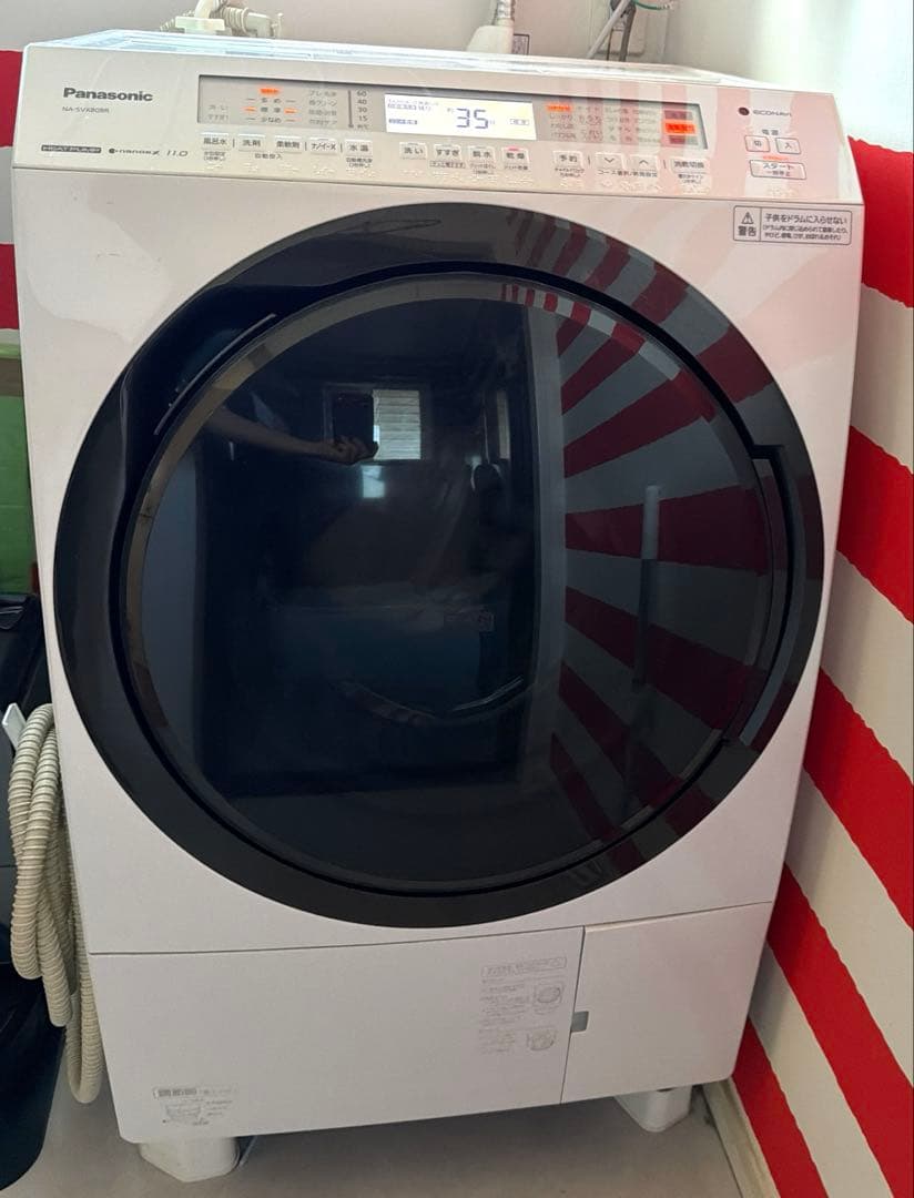 ち*び様 パナソニック　ドラム式洗濯機【NA-SVX80BR】　11kg