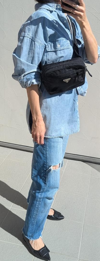 T*A様 PRADA ２VL001 プラダ ウエストポーチ ボディバッグ ブラッ