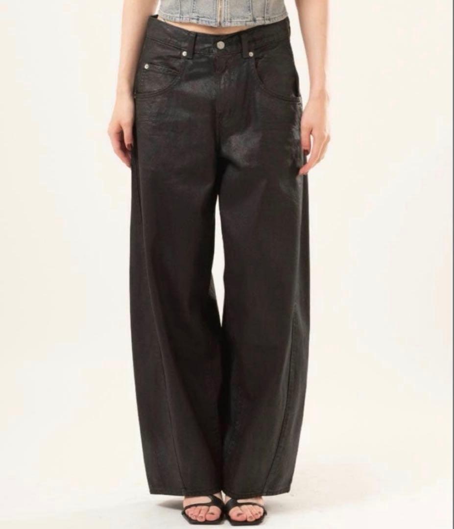 Levi's super baggy バレルジーンズ ブラックコーティング