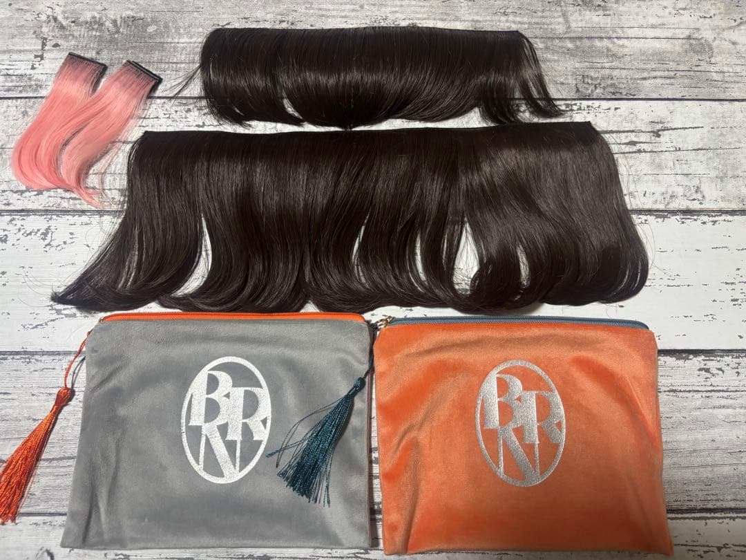 BAREN バレン 前髪WIG、襟足WIG&エクステWIG 3点セット