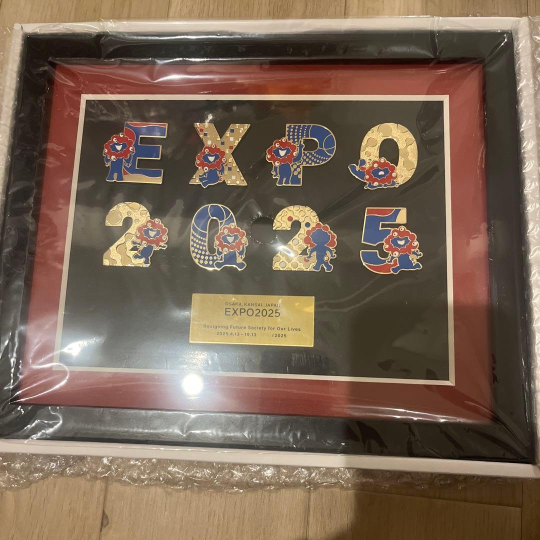 万博　ピンバッジ ピンズフレームセット　ミャクミャク　EXPO2025