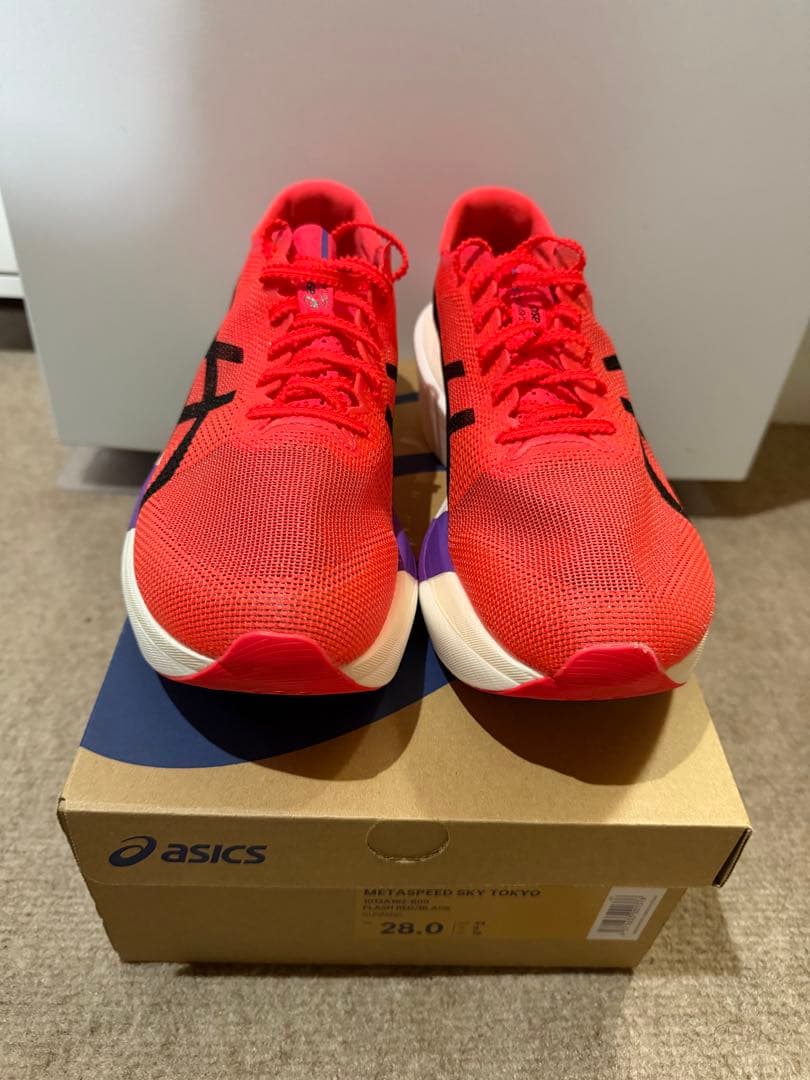 asics SPEED SKY TOKYO 28.0cm レッド