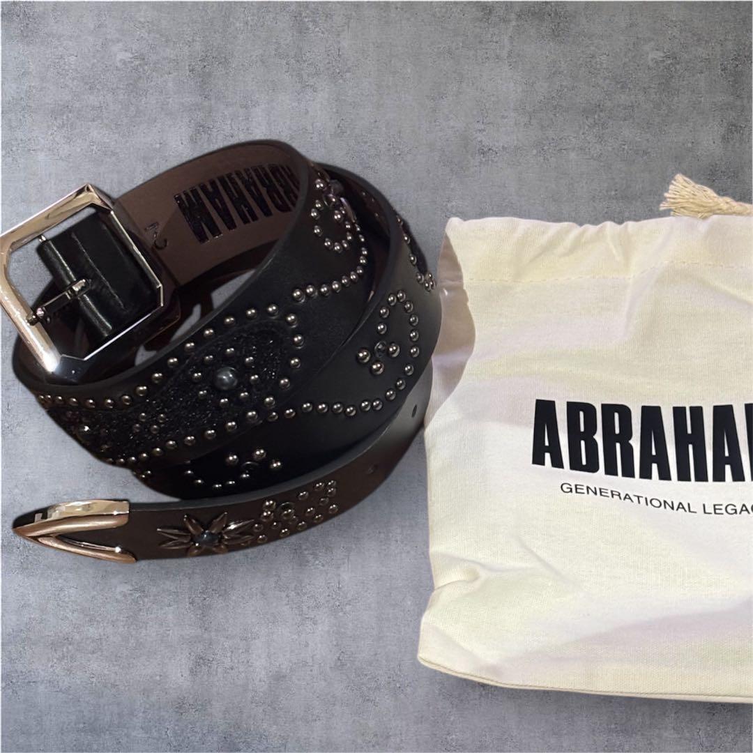 [即完品]ABRAHAMスタッズベルトsize2