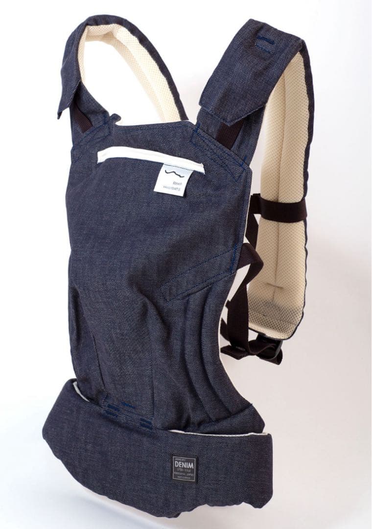 【セット】美品／sun&beach denim navy(OM-1) 抱っこ紐