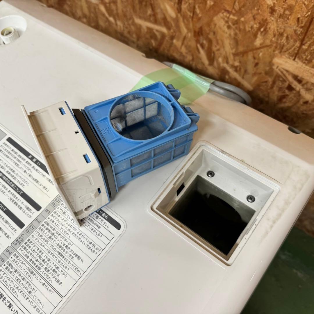 306 SHARP 洗濯機　ドラム式　コンパクト　一人暮らし　左開き　極美品