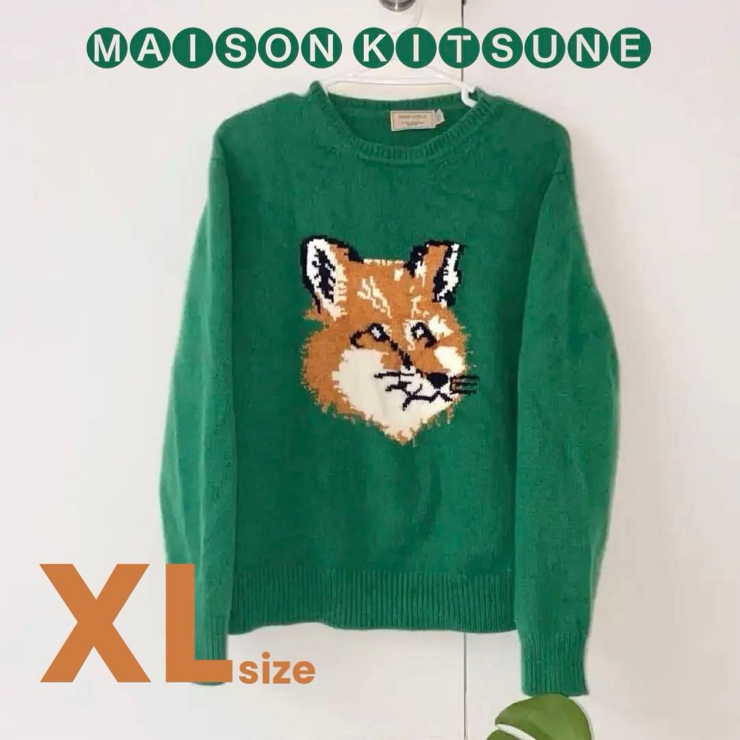 【希少サイズ】MAISON Kitsuné Fox head knit