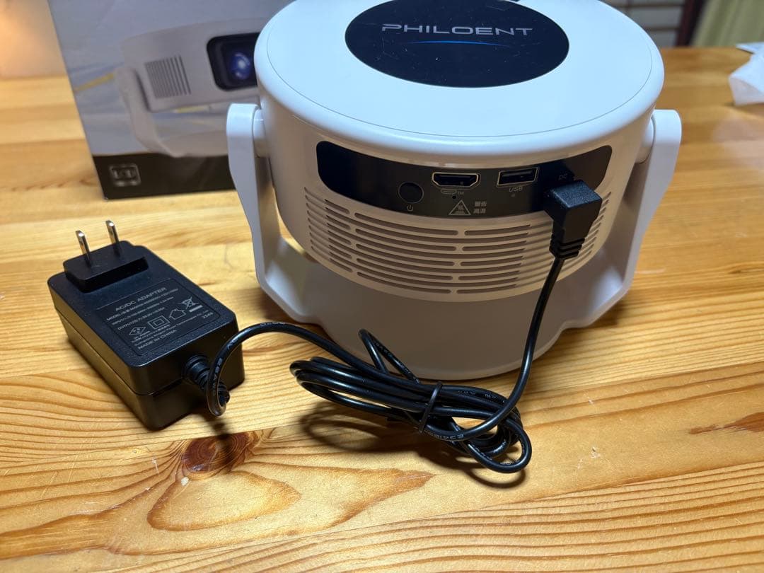 ウ*ン様 【ほぼ新品】Philoent 小型プロジェクター 家庭用-1080P