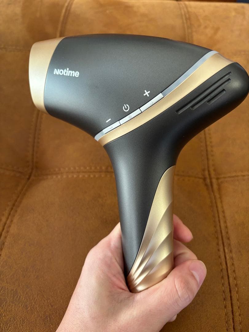 notime 脱毛器 ブラック/ゴールド