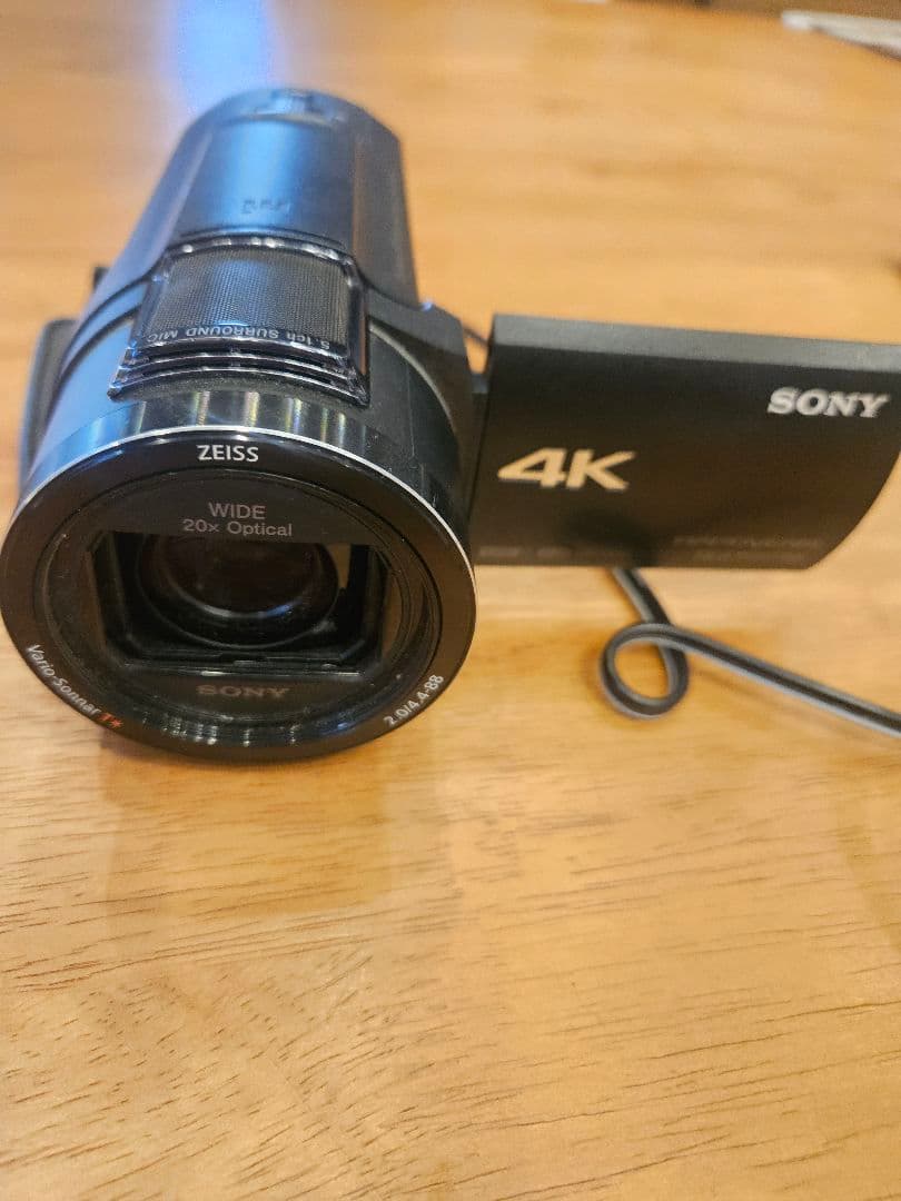 Sony FDR-AX40 4Kビデオカメラ 光学20倍 手ブレ補正 動作確認済