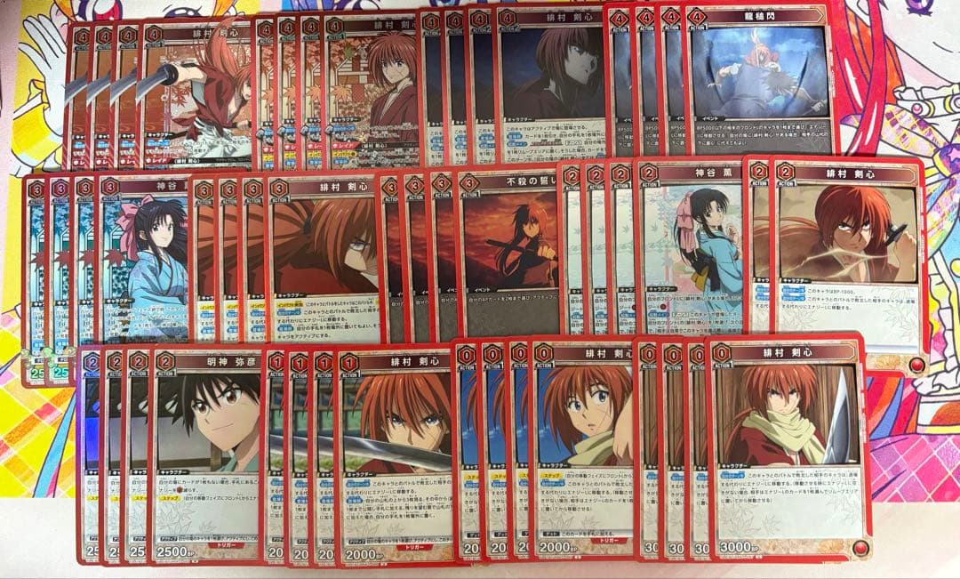 TcG_isT様 ユニオンアリーナ るろうに剣心 剣心・薫デッキ 調整パーツ付き
