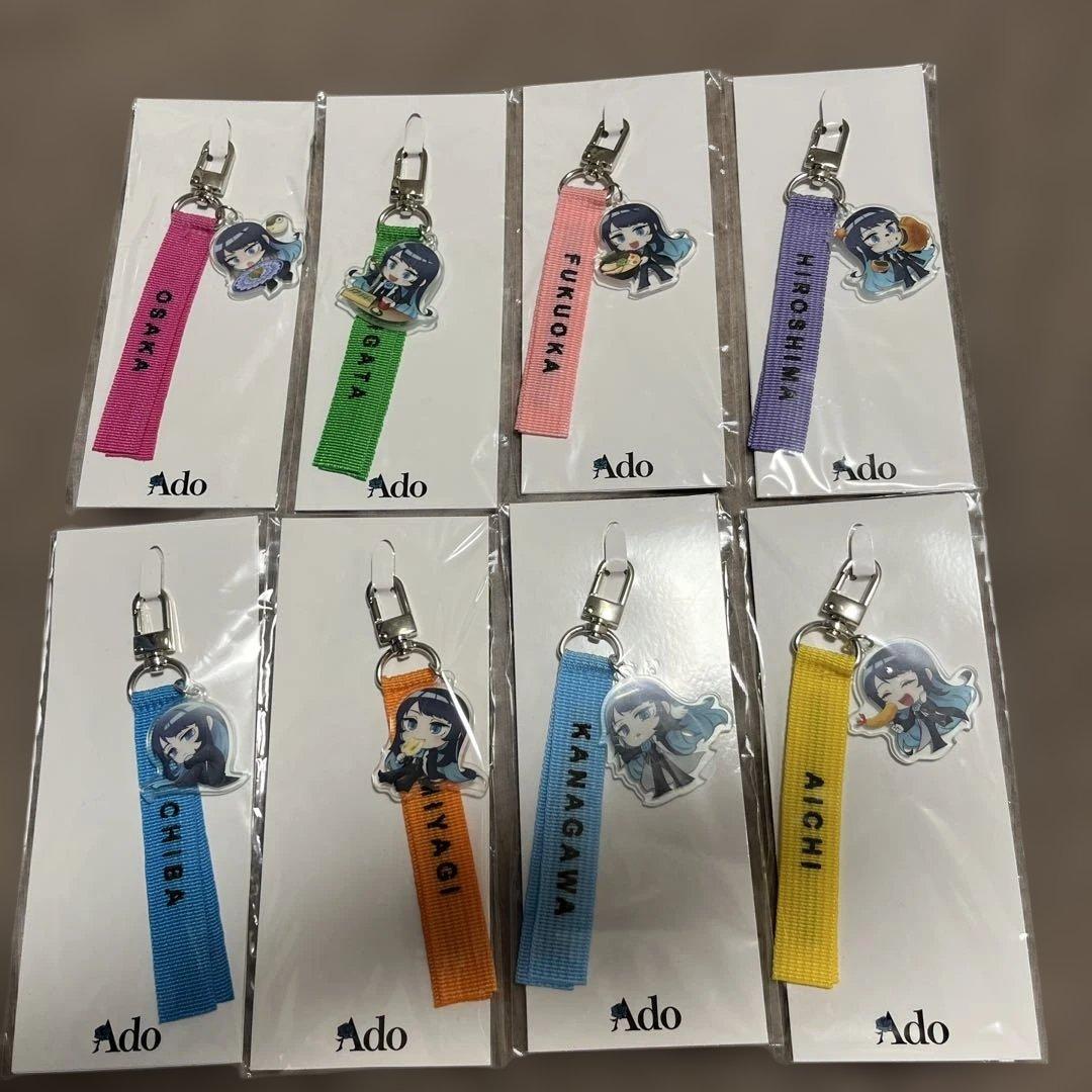 Ado モナリザの横顔　ご当地ストラップ　8種