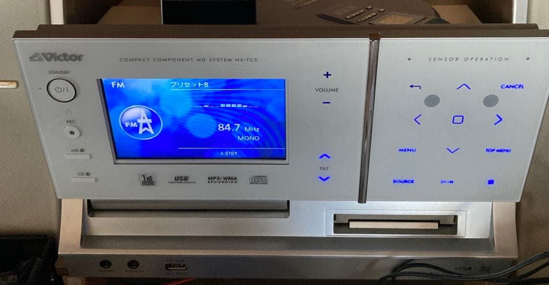 Victor コンポ　NX-TC5 CD/iPod/USB/MD/1seg/他