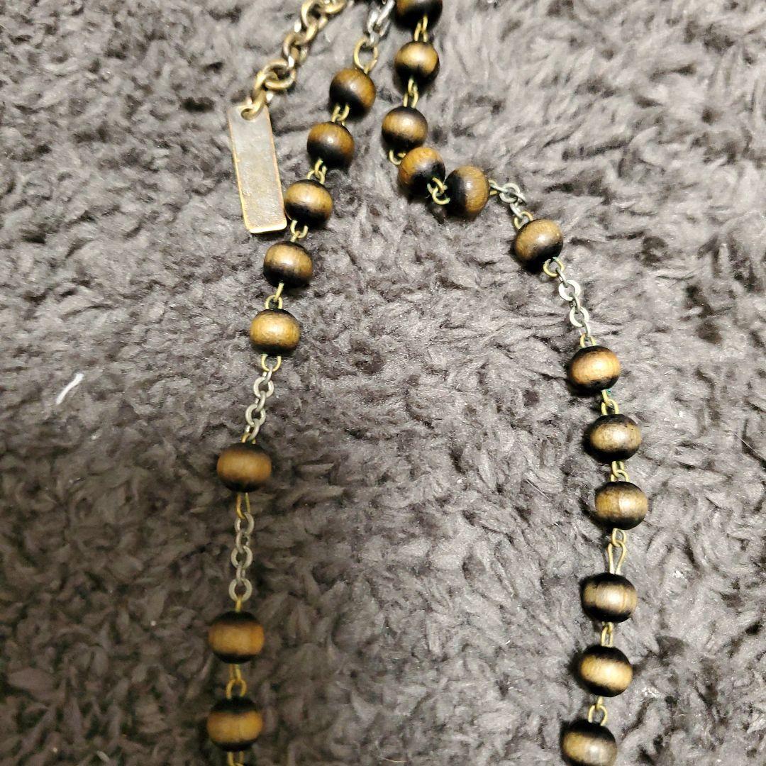 【木村拓哉さん着用】Dolce&Gabbana ロザリオネックレス黒 ドルガバ