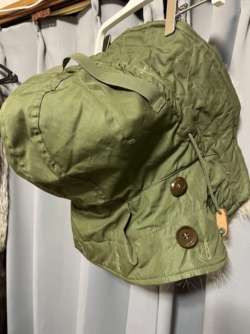 【超美品　デッド】米軍実物　M-51 リアル　コヨーテファー付フード　ワイヤー入