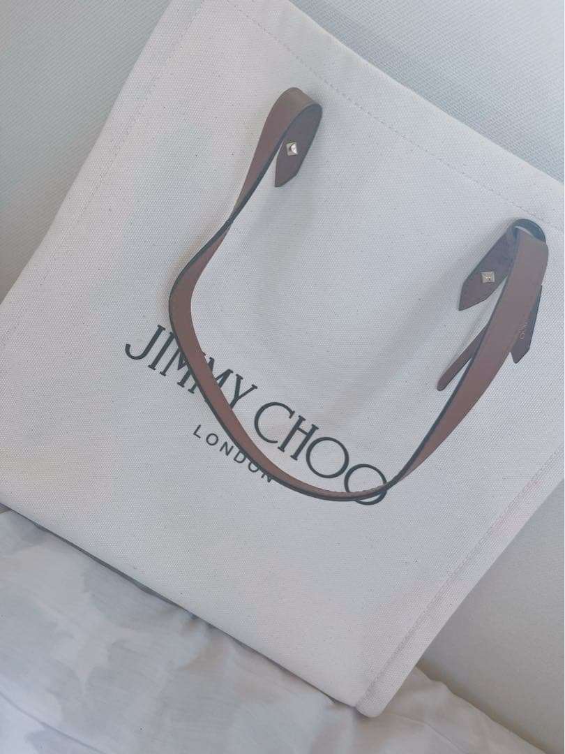 ジミーチュウ　キャンバストートバック