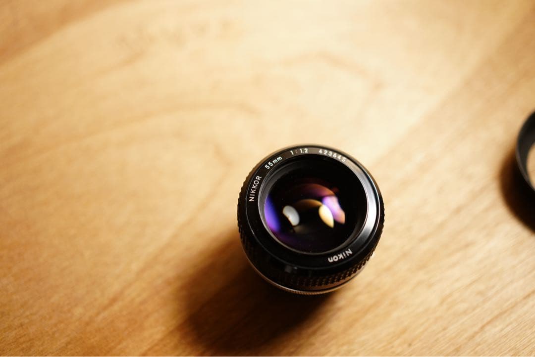 Nikon 55mm f/1.2 単焦点レンズ