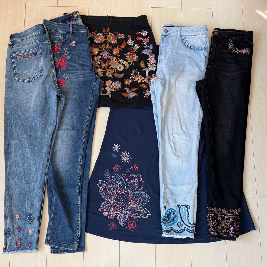 の*ん様 【まとめ売り】Desigual デニム・ワンピース・タイトスカート