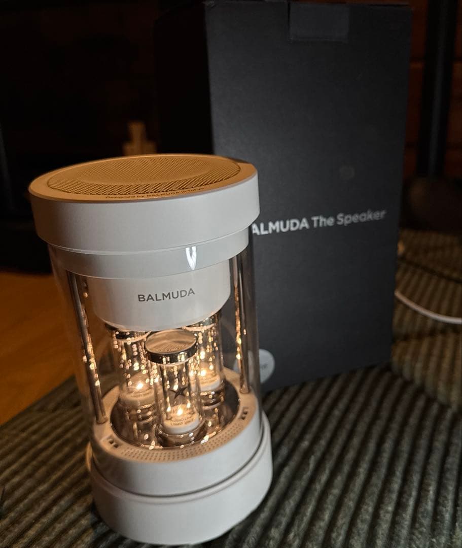 【美品】BALMUDA スピーカー ホワイト 箱あり