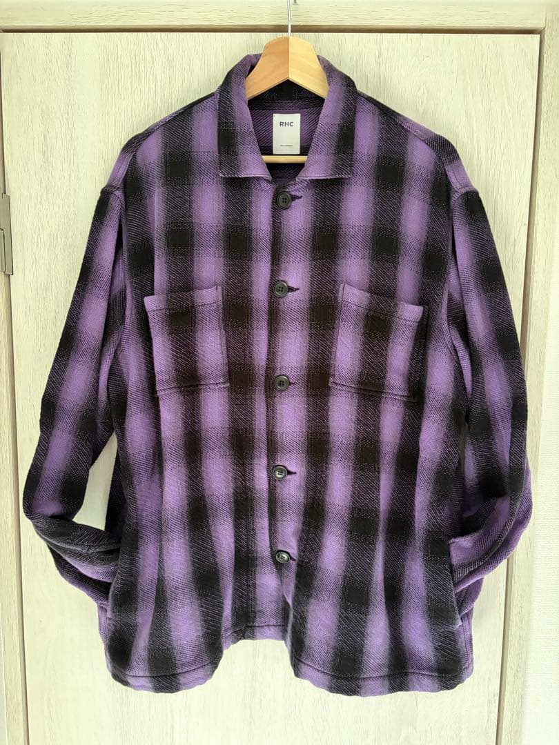 rhc オンブレシャツ　Ｌ　ロンハーマン